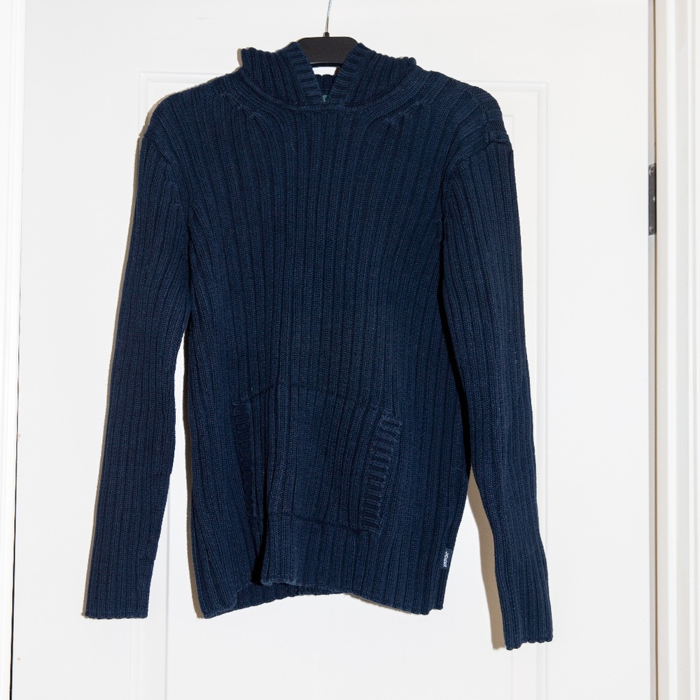 Lauren Ralph Lauren Size L Navy Hoodie Sweater